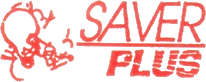 Original Saver Plus delivery man logo, hand-drawn since 1980